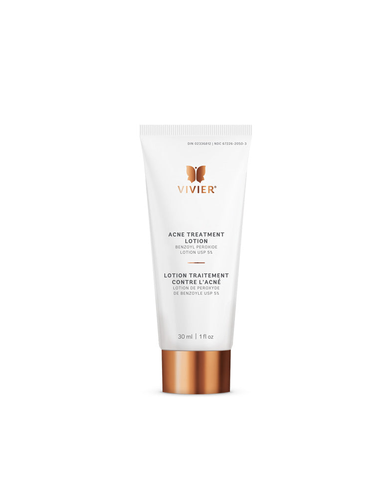 Lotion traitement contre l'acné